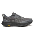 Saucony Men's Peregrine 16 Running Shoes in Carbon/Black (Wide)
