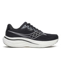 Saucony Men's Ride 19 Running Shoes in Black/Silver (Wide)