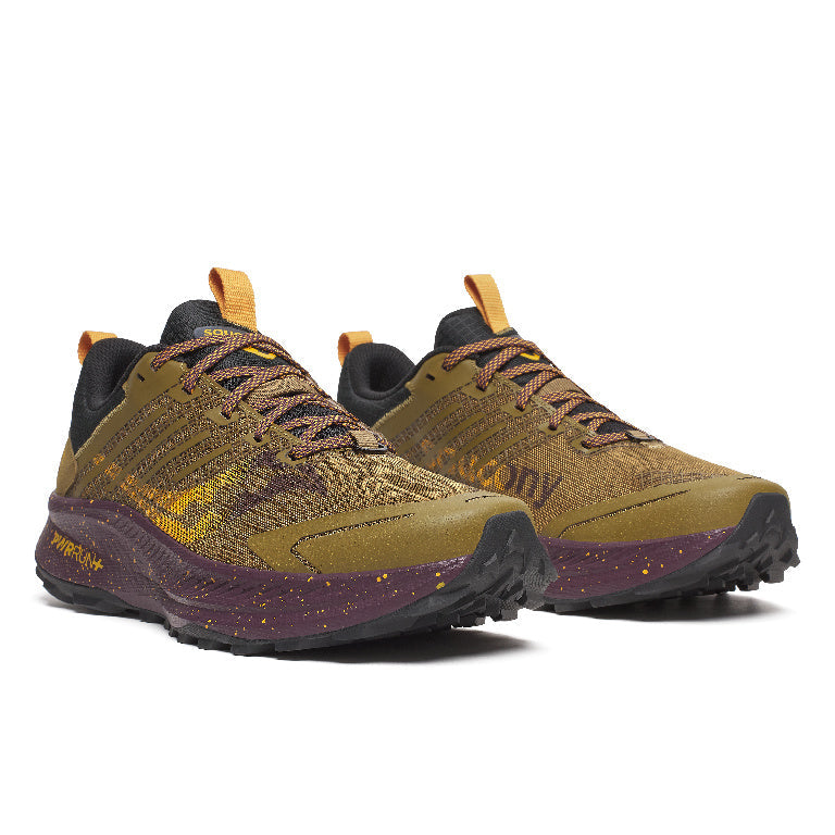 Saucony Men's Ride TR2 Running Shoes in Kodiak/Wine