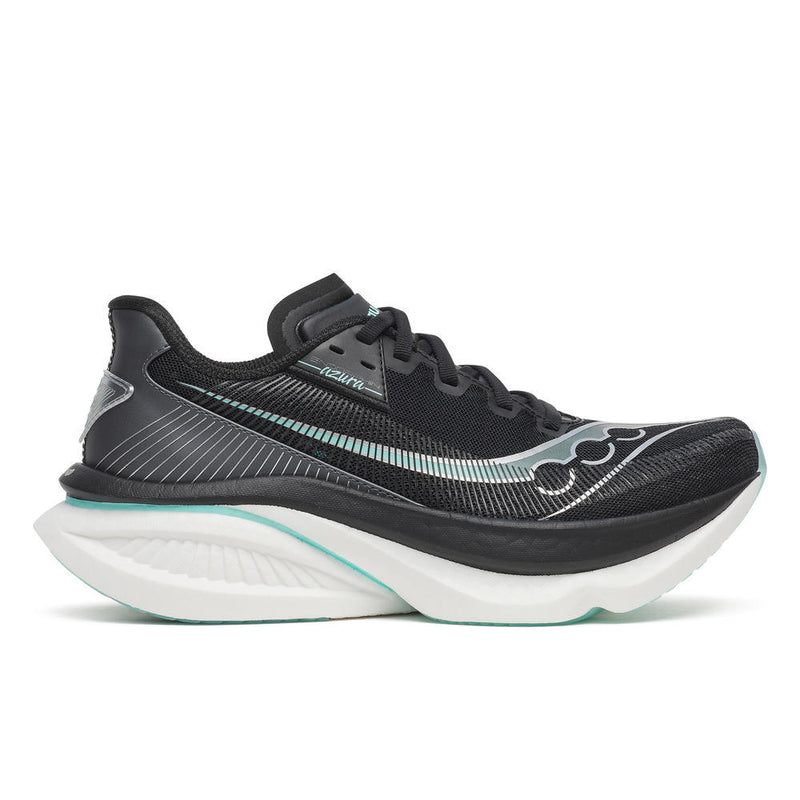 Saucony Women's Endorphin Azura Running Shoes in Black/Aqua