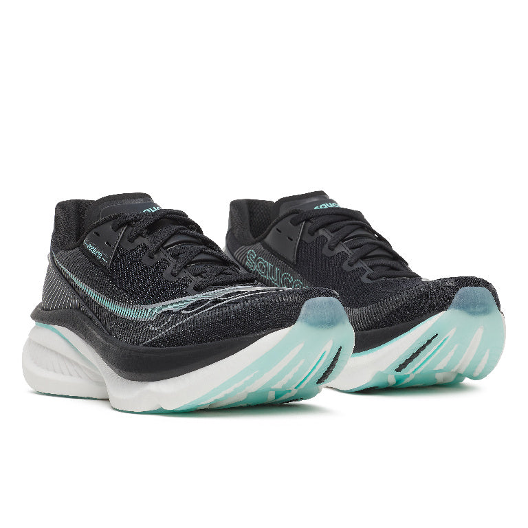 Saucony Women's Endorphin Azura Running Shoes in Black/Aqua