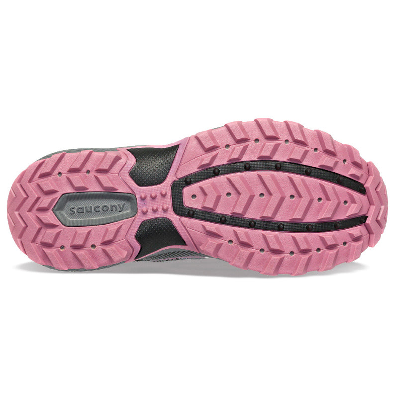 Saucony Women's Excursion TR16 Running Shoes in Charcoal/Rose (Wide)