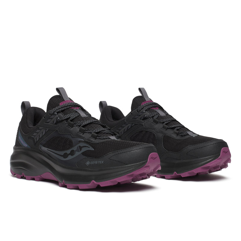 Saucony Women's Excursion TR17 Gtx Running Shoes in Black/Plum