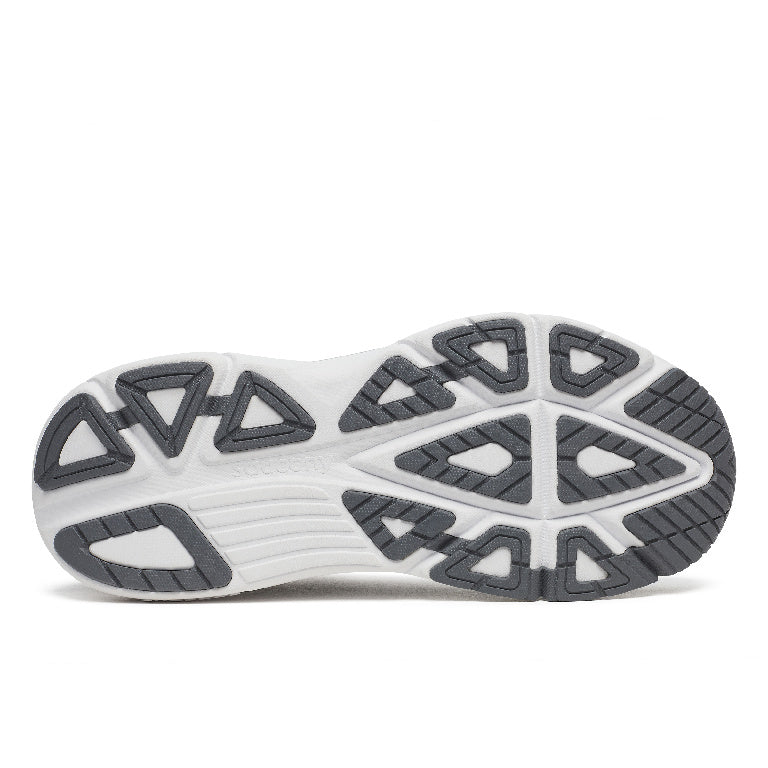 Saucony Women's Guide 19 Running Shoes in Black/Silver (Wide)