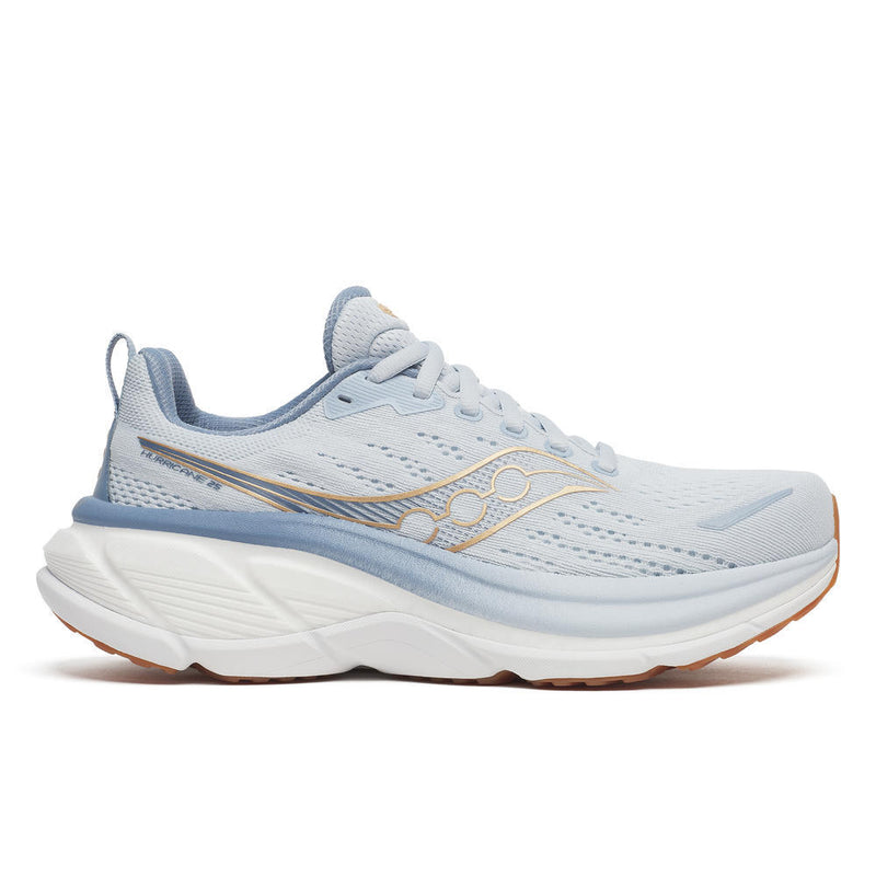 Saucony Women's Hurricane 25 Running Shoes in Airy/Storm