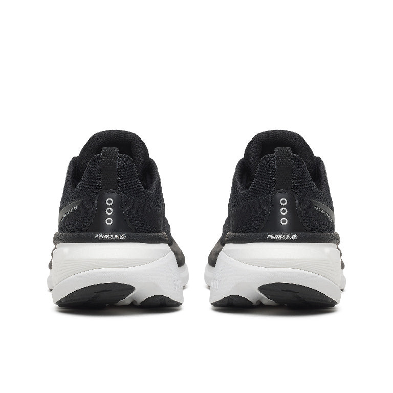 Saucony Women's Hurricane 25 Running Shoes in Black/White (Wide)