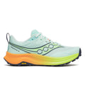 Saucony Women's Peregrine 16 Running Shoes in Aqua/Citron