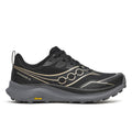 Saucony Women's Peregrine 16 Running Shoes in Black/Carbon (Wide)