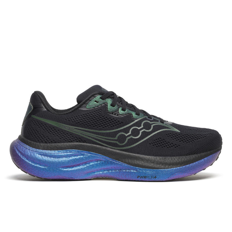 Saucony Women's Ride 19 Running Shoes in Black/Nightsky