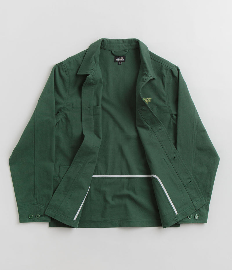 Sci-Fi Fantasy Chore Coat in Deep Teal
