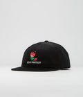 Sci-Fi Fantasy Flying Rose Cap in Black
