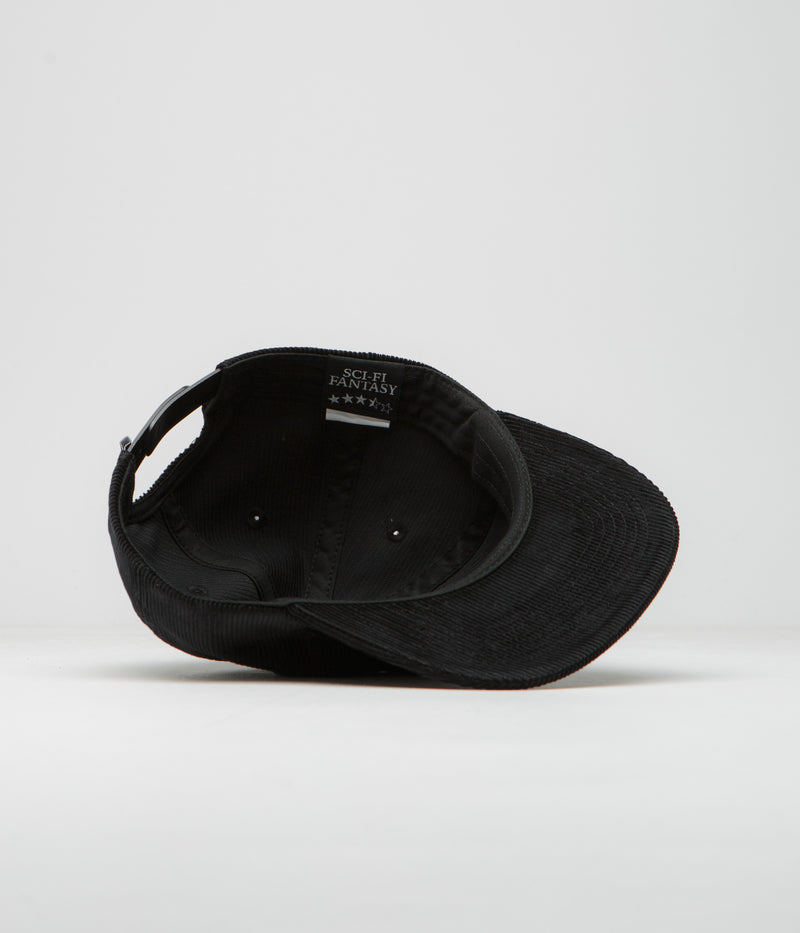 Sci-Fi Fantasy Flying Rose Cap in Black