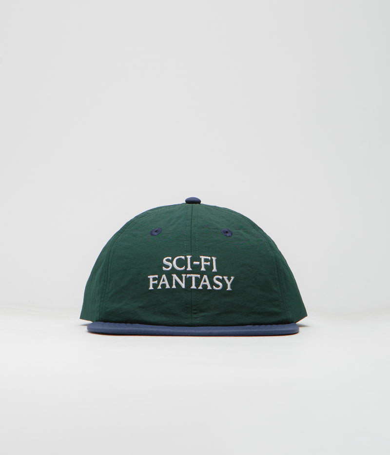 Sci-Fi Fantasy Nylon Logo Cap in Green