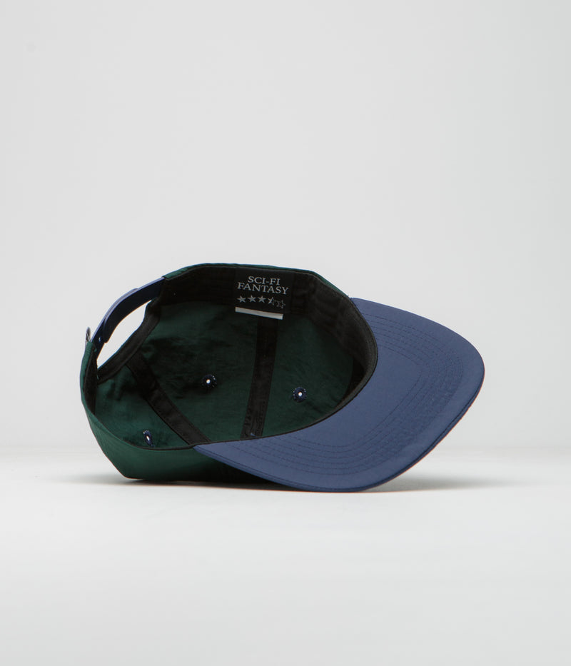 Sci-Fi Fantasy Nylon Logo Cap in Green