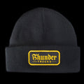 Thunder Script Patch Cuff Beanie
