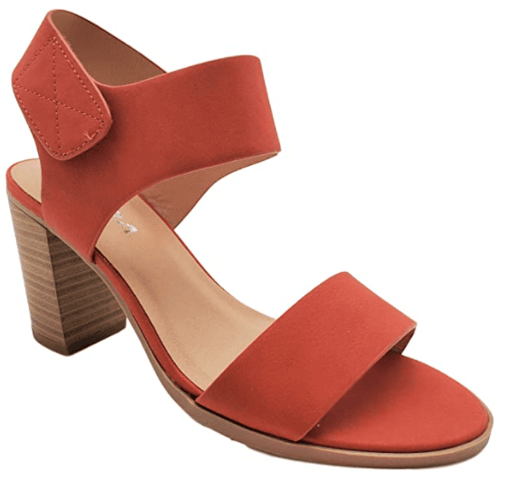 Soda Wait Womens Open Toe Chunky Heel Ankle Strap Block High Heel Dress Sandals