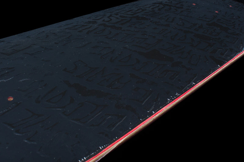Stamp Embossed Black Deck - 8.18" & 8.38"