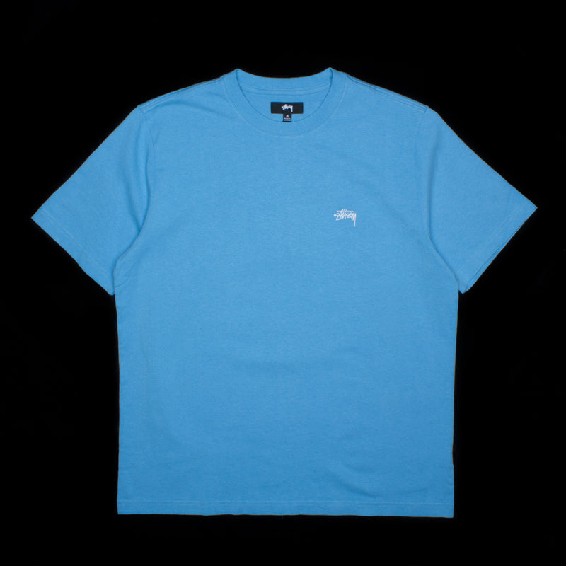 Stussy Stock Logo S/S Crew Blue