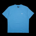 Stussy Stock Logo S/S Crew Blue