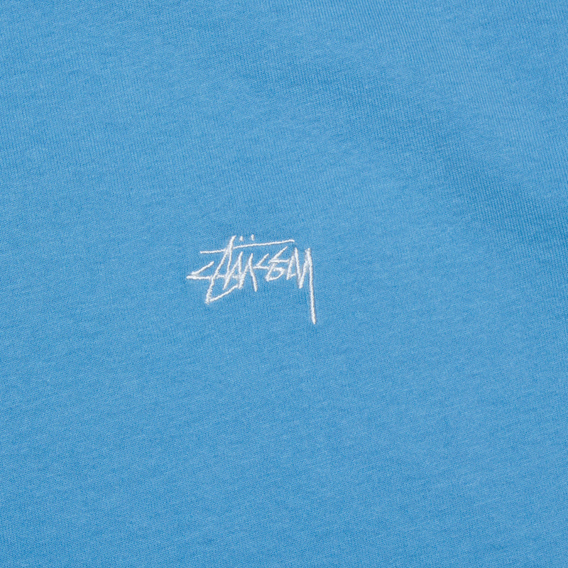 Stussy Stock Logo S/S Crew Blue