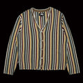 Stripe Pattern Cardigan