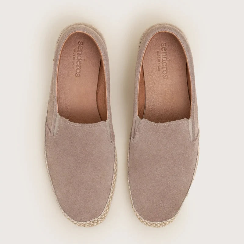 Teo - Taupe Suede