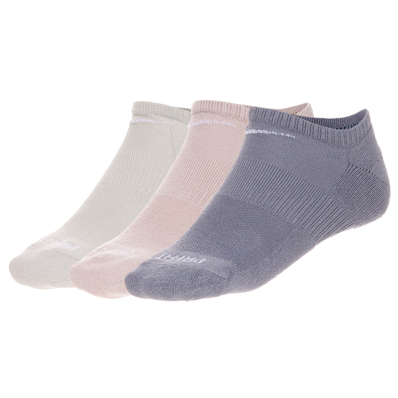 Unisex Everyday Plus Cushion Training No-Show Socks (3 Pairs) in Multi-Color (933)