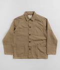 Uskees 3001 Buttoned Overshirt in Khaki