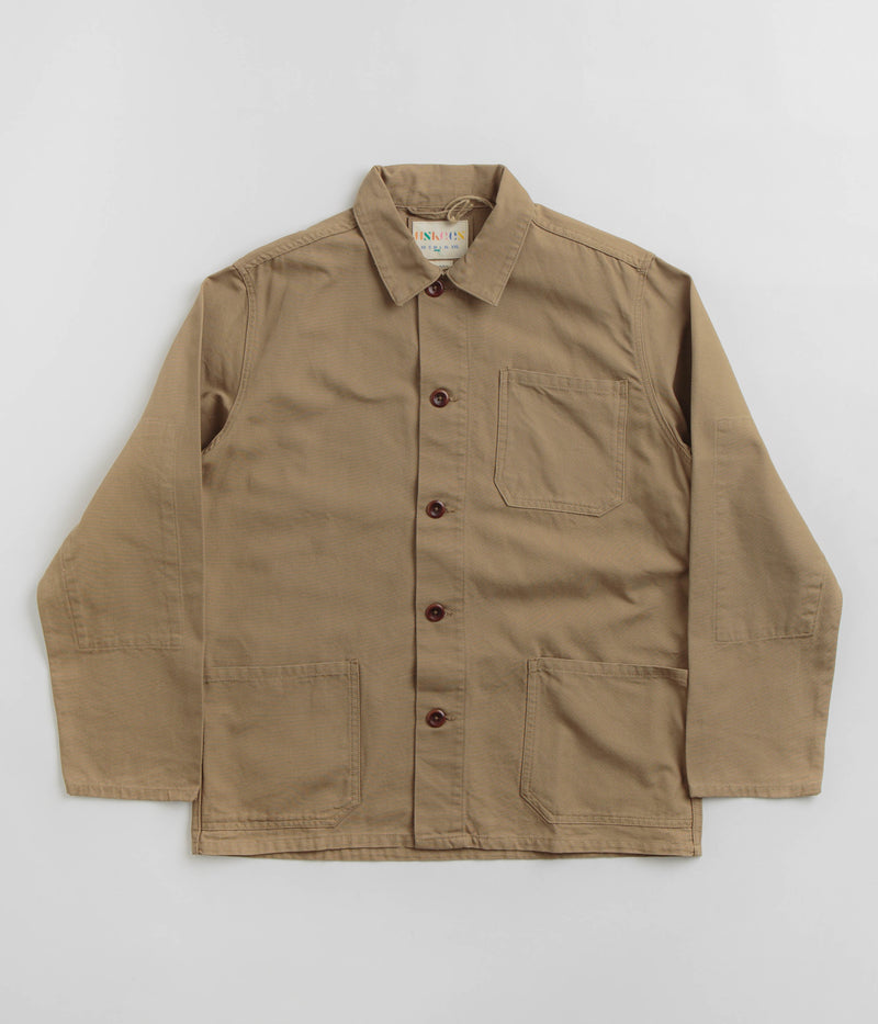 Uskees 3001 Buttoned Overshirt in Khaki