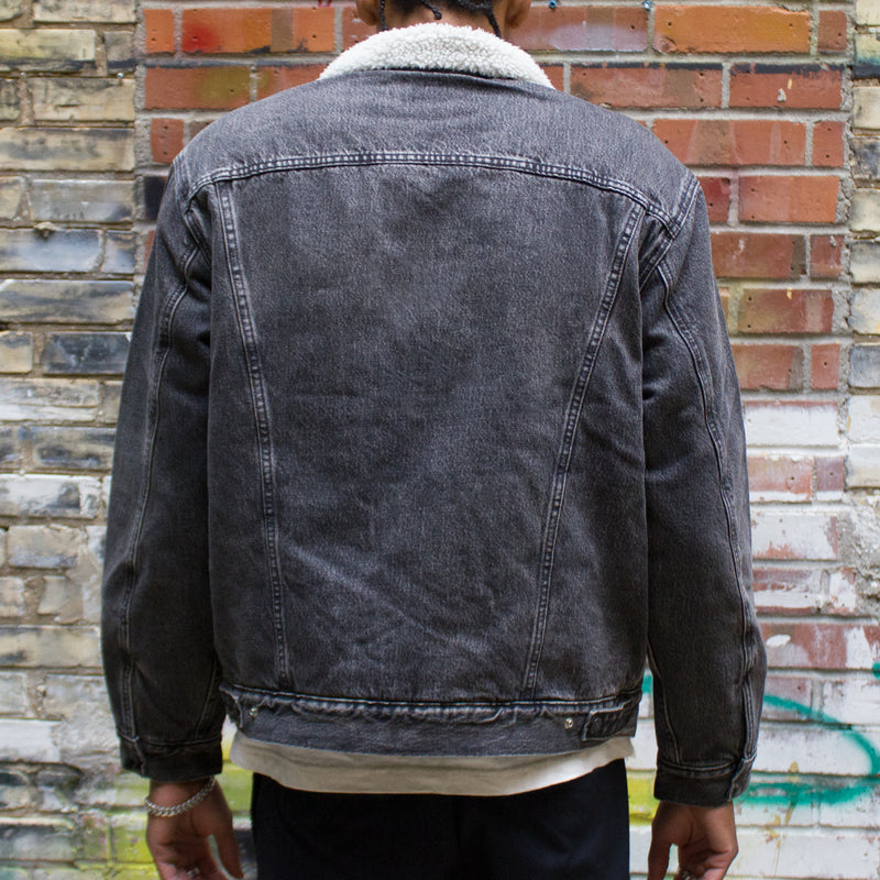 Vintage Fit Sherpa Trucker Jacket