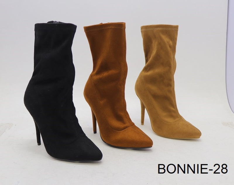 Wild Diva Bonnie-28 Heel Ankle Booties