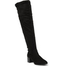 Wild Diva Catherine-06 Block Heel Over-the-Knee Boot Wide Fit