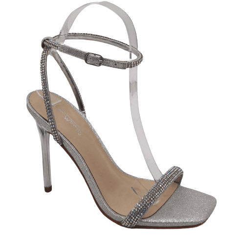 Women Rhinestone High Heel Sandals Feisty-08 By Anne Michelle