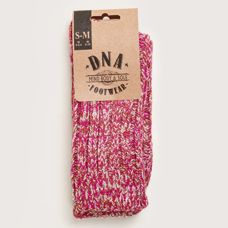 Women's Bling Sock - Fushsia