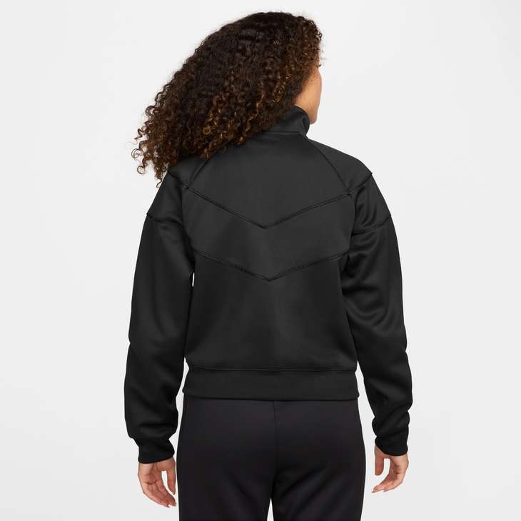Women's Court Heritage Windrunner Tennis Jacket in Black