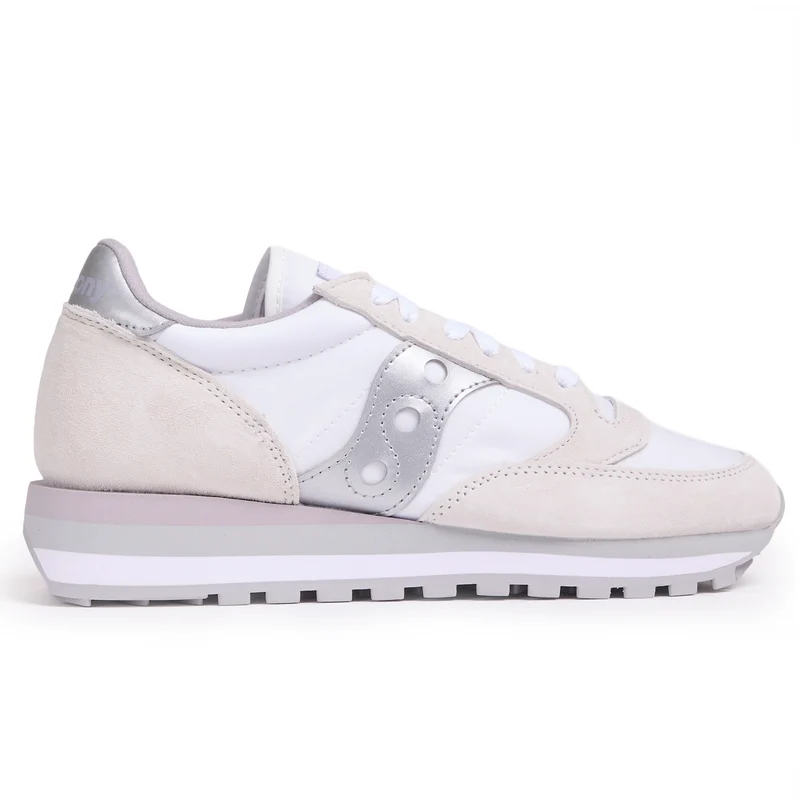 Women's Jazz Triple - White/Silver