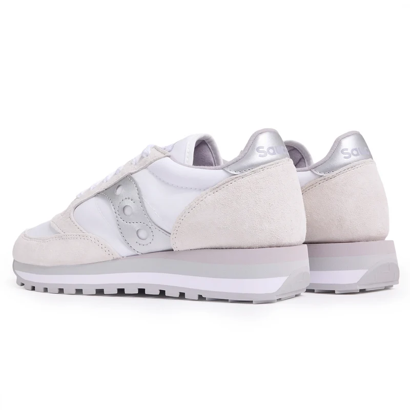 Women's Jazz Triple - White/Silver
