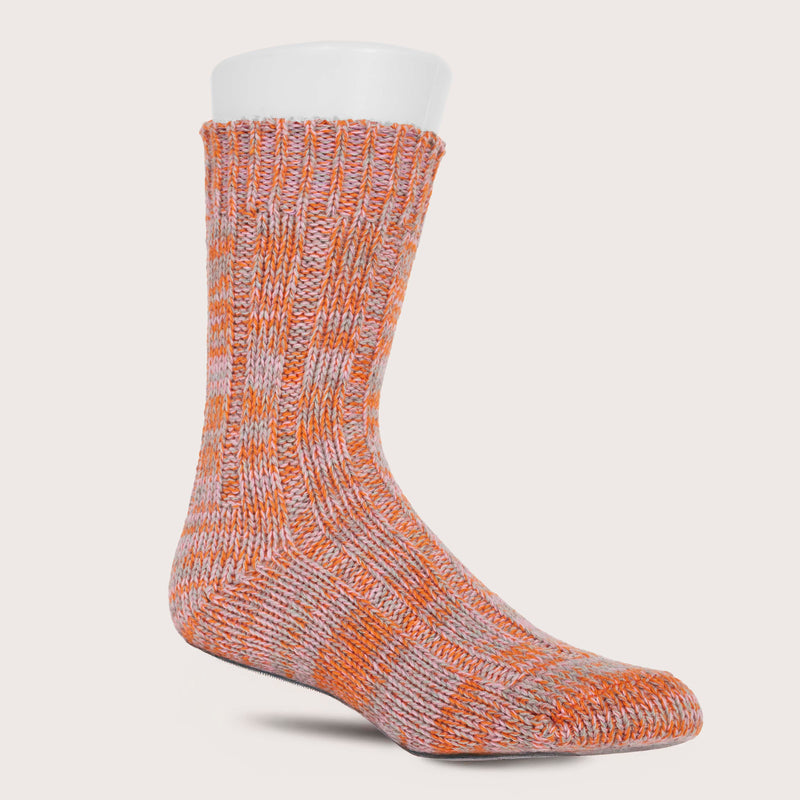Women's Mix Color Sock - Orange