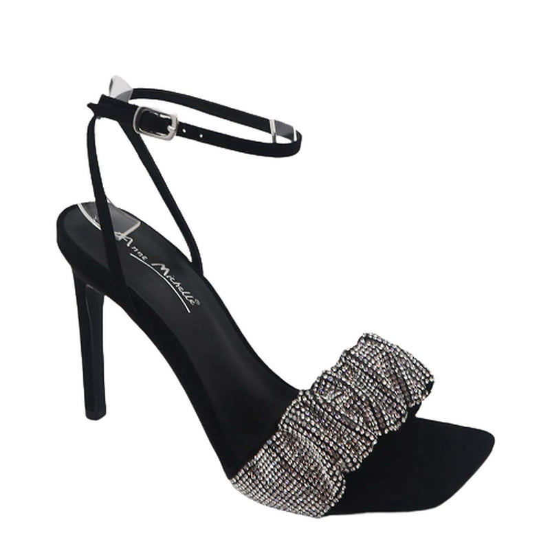 Women's Rhinestone Ankle Strap High Heel Sandals  Endless-41 By Anne Michelle