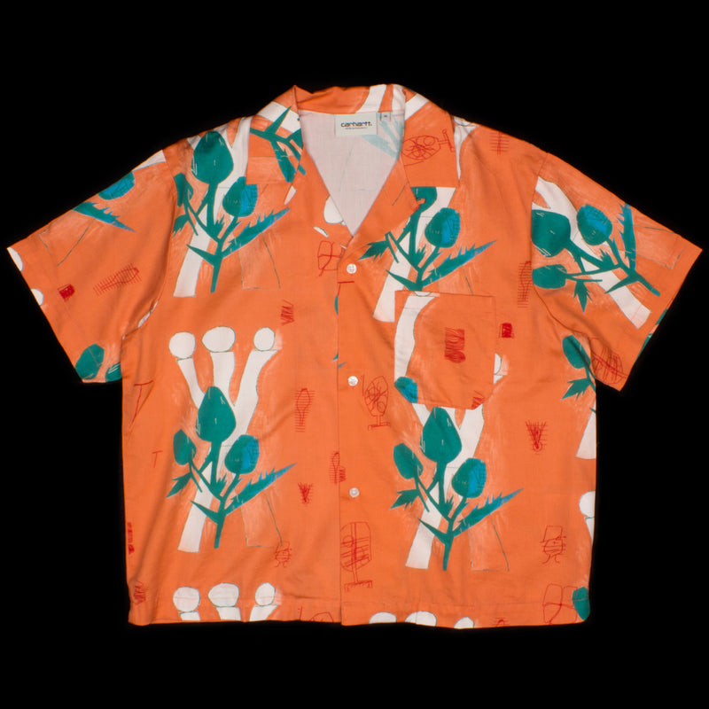 Carhartt WIP Women's S/S Tom Krol Flowers Shirt