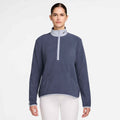 Women's Therma-FIT Victory Long-Sleeve 1/2-Zip Golf Top in Sanded Purple/Ghost/Black