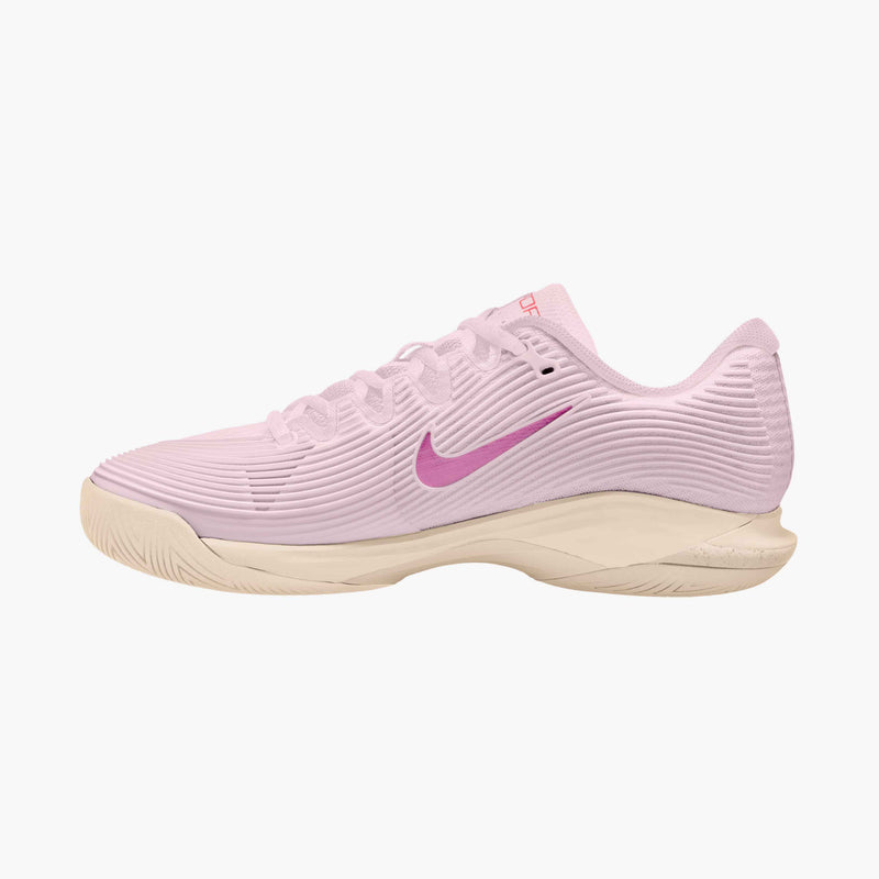 Women's Vapor 12 Hard Court Premium Tennis Shoes in Pearl Pink/Lt Magenta-Pink Foam-Chalk