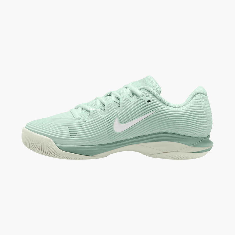 Women's Vapor 12 Hard Court Tennis Shoes in Barely Green/White-Steam-Sea Glass