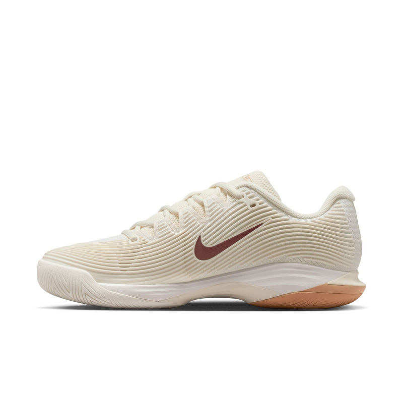 Women's Vapor 12 Hard Court Tennis Shoes in Pale Ivory/Tattoo-Vachetta Tan