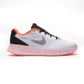Women's Vapor Lite 3 Hard Court Tennis Shoes in White/Hot Lava-Wolf Grey