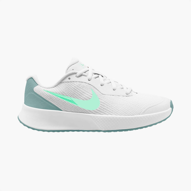 Women's Vapor Lite 3 Hard Court Tennis Shoes in White/Mint Foam-Cannon