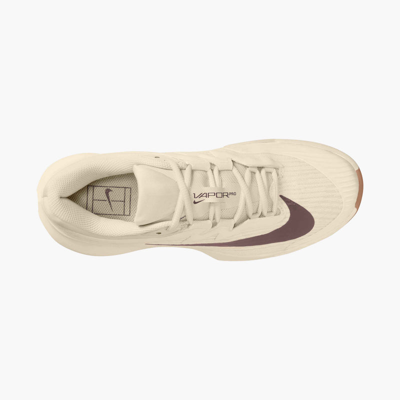 Women's Vapor Pro 3 Hard Court Tennis Shoes in Pale Ivory/Tattoo-Vachetta Tan