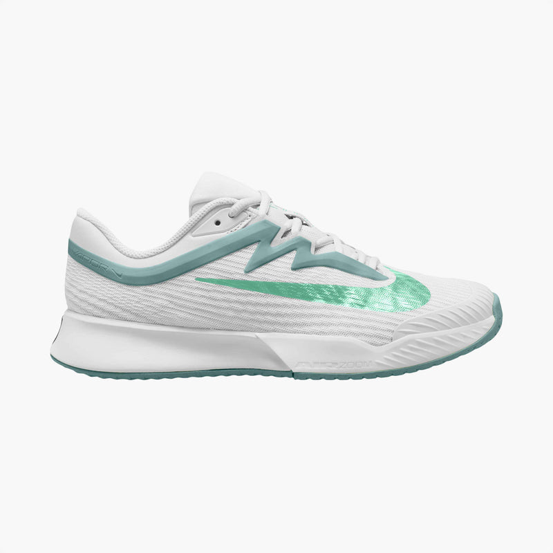 Women's Vapor Pro 3 Hard Court Tennis Shoes in White/Mint Foam-Cannon