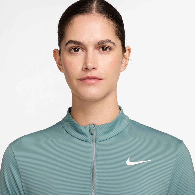 Women's Victory Dri-FIT 1/4-Zip Golf Top in Cannon/White