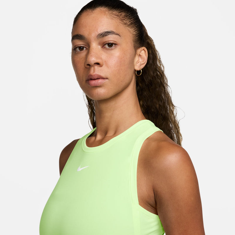 Women's Victory Dri-FIT Tennis Dress in Barely Volt/White